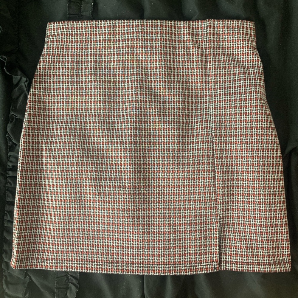 plaid skirt